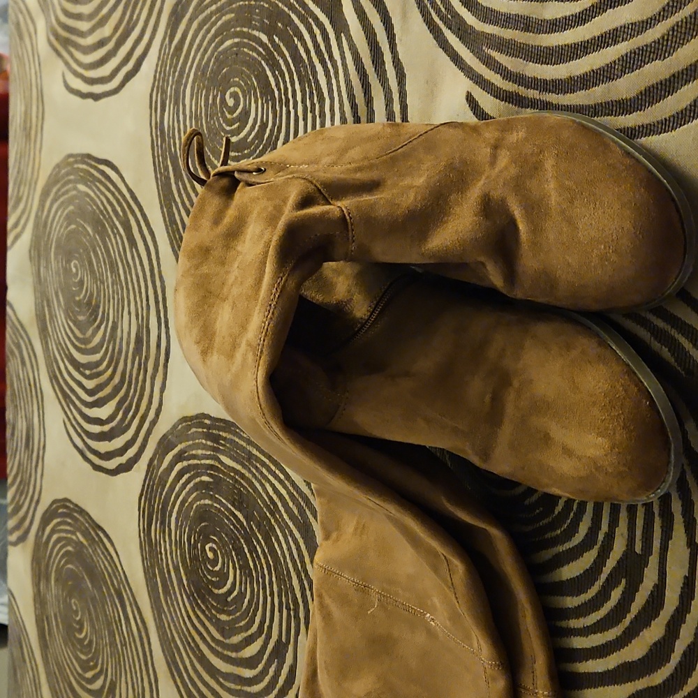Brown Suede Boots